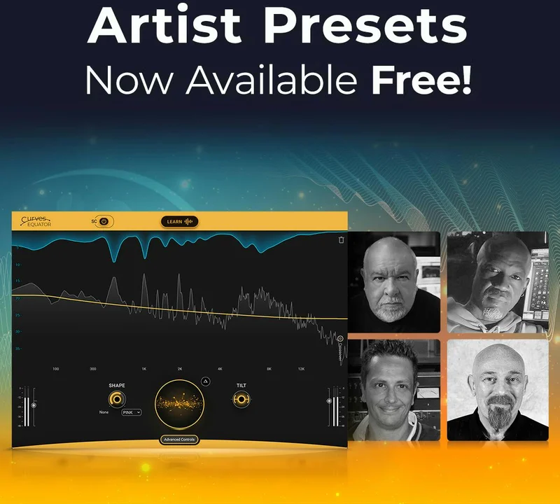 Artist Presets Added FREE to Curves Equator! Update Now