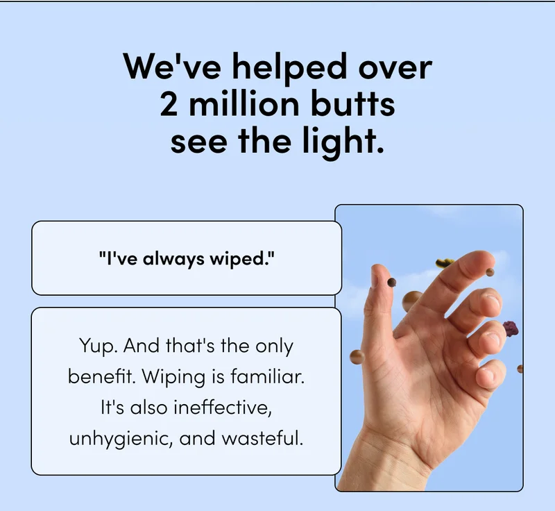 We've helped over 2 million butts see the light