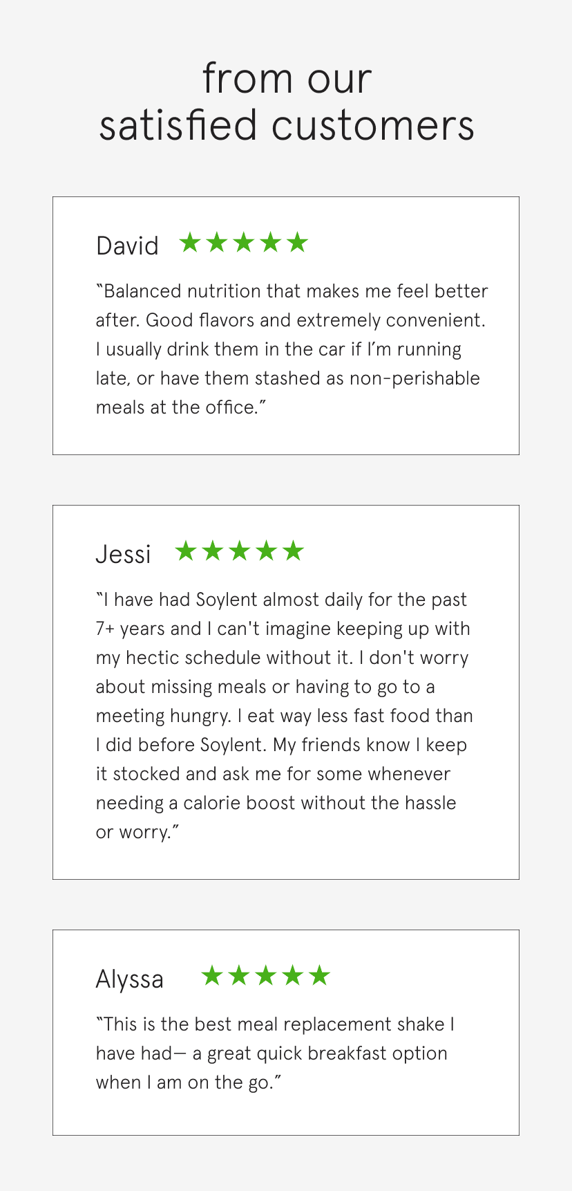 hear from our satisfied customers