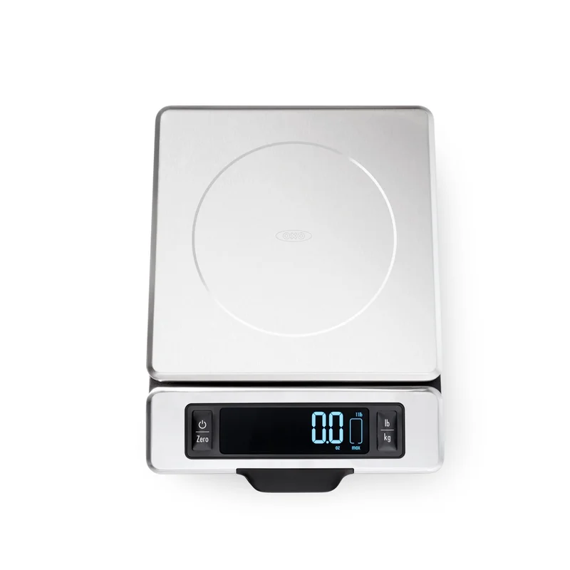 Image of 11 lb Stainless Steel Food Scale with Pull out Display