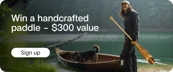 Win a handcrafted paddle - 300$ value Win a handcrafted paddle - 300$ value