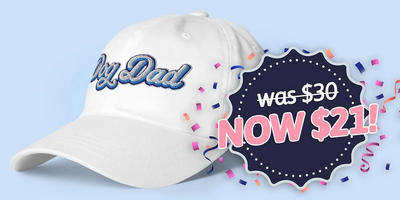 Classic Dog Dad Cap. was $30 NOW $21