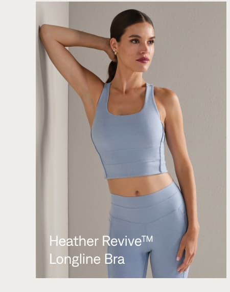 Heather Revive™ Longline Bra