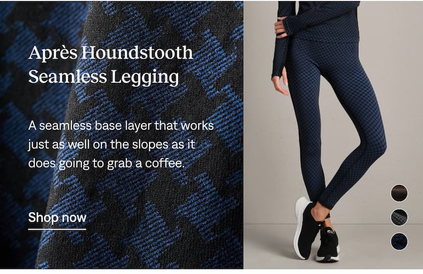 Apres Houndstooth Seamless Legging