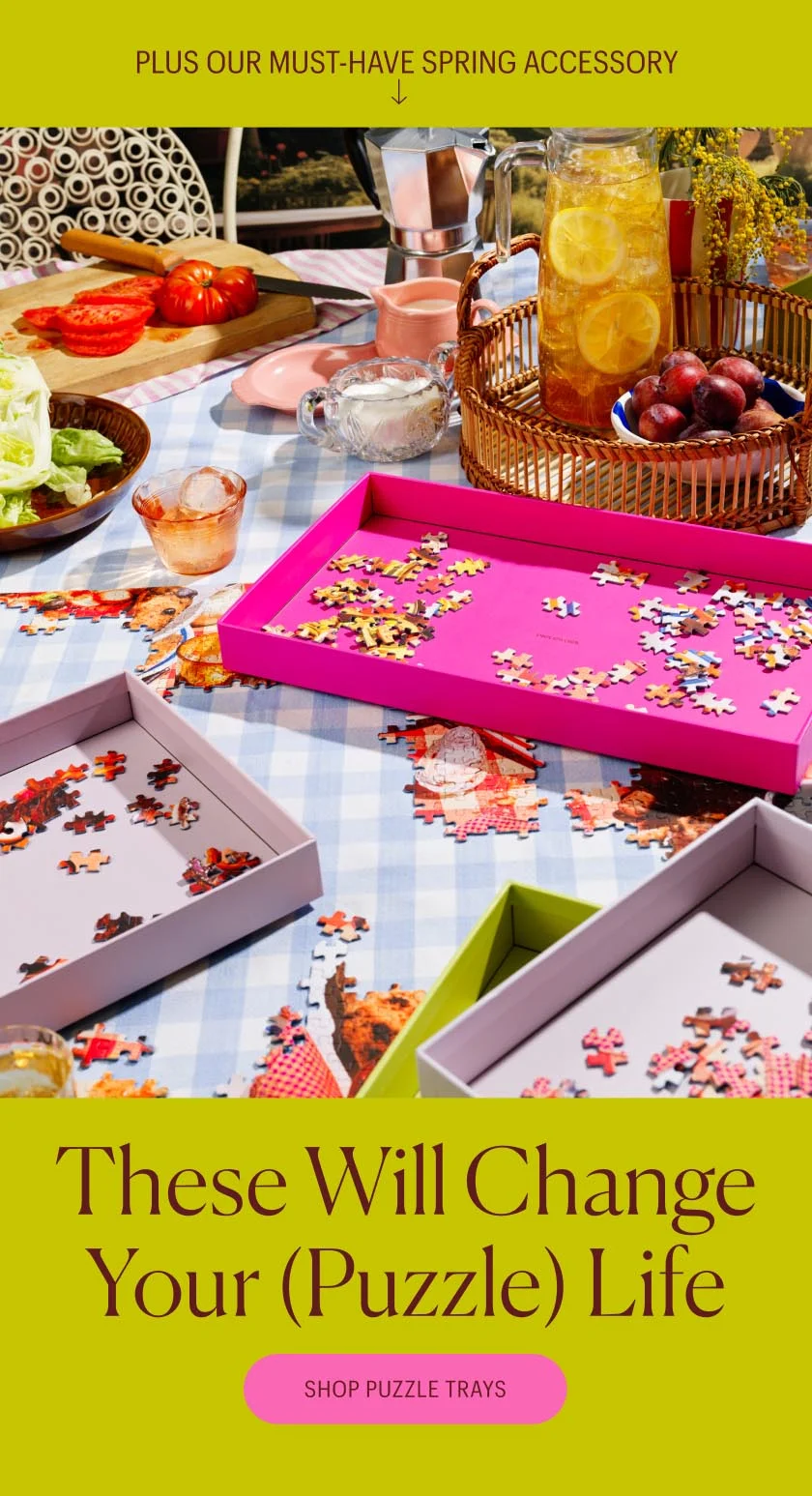 Our Must-Have Spring Accessory: Puzzle Trays - These will change your (Puzzle) Life