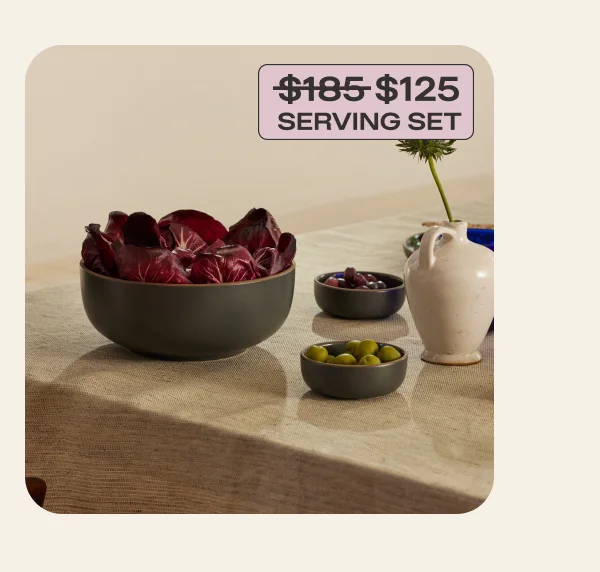 Serving Set | Was $185 now $125