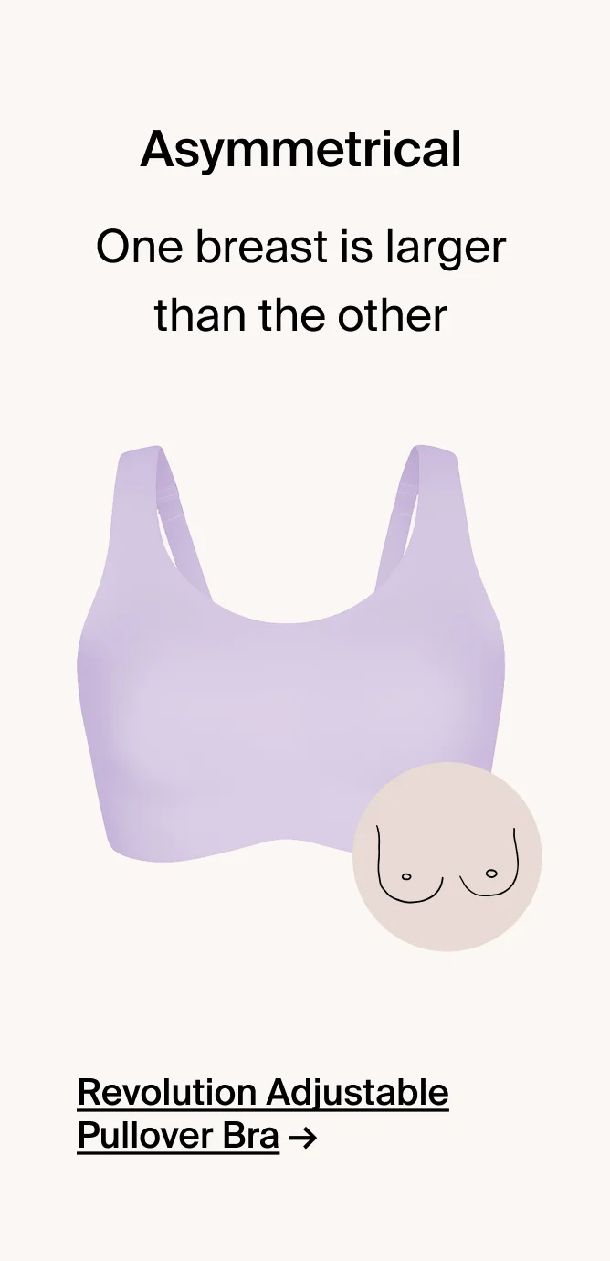Asymmetrical. Revolution Adjustable Bra.