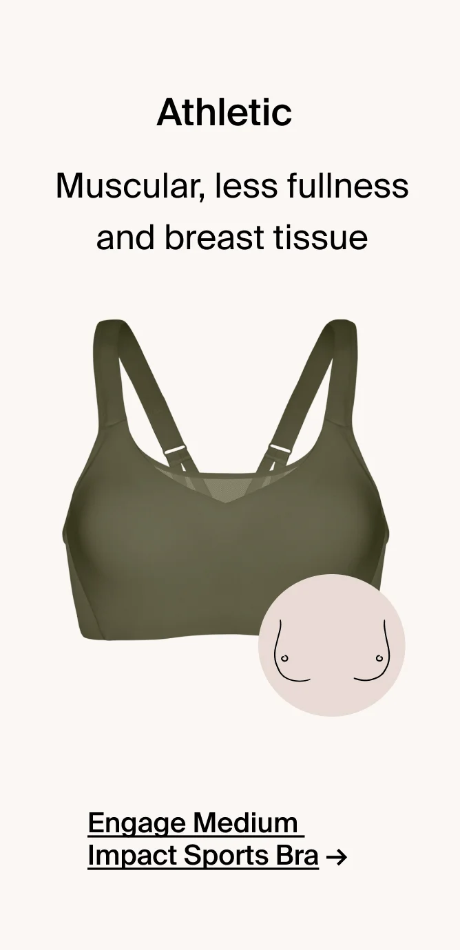 Athletic. Engage Medium Impact Sports Bra.