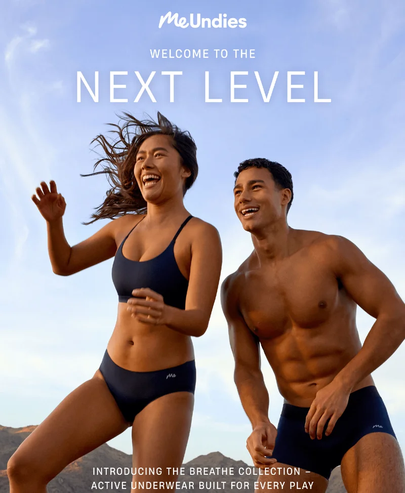MeUndies | Welcome To The Next Level | Introducing the Breathe Collection - Active Underwear Built for Every Play