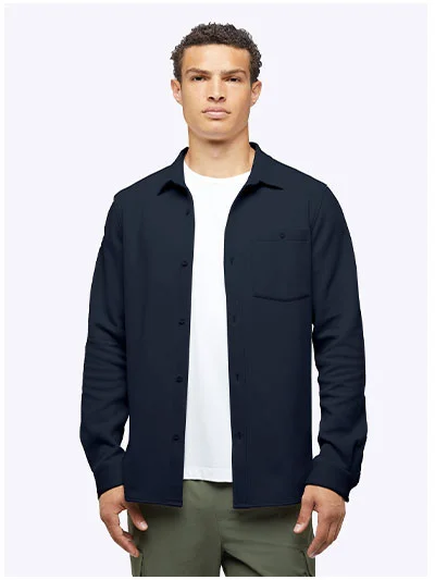 Obsidian Skyline Knit Overshirt