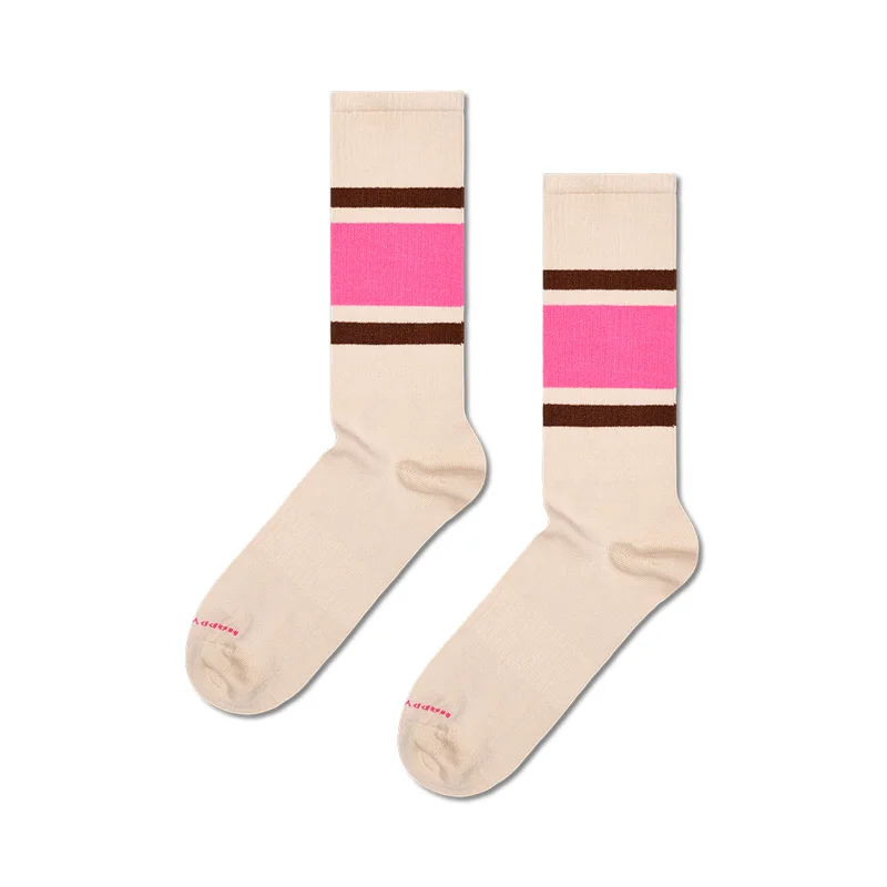 Simple Stripe Sneaker Sock