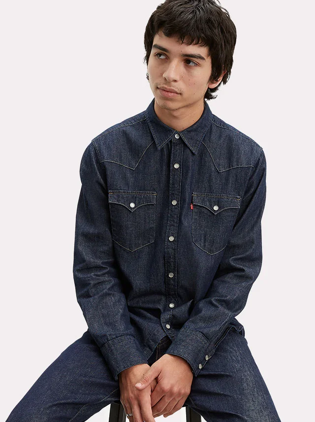 SHOP BARSTOW WESTERN DENIM SHIRT
