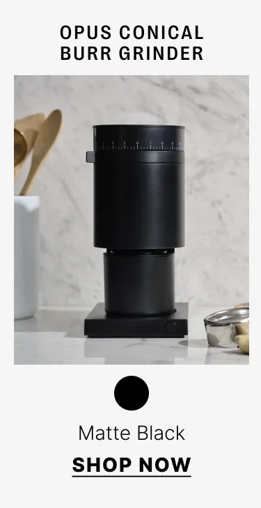 Opus Conical Burr Grinder - Matte Black