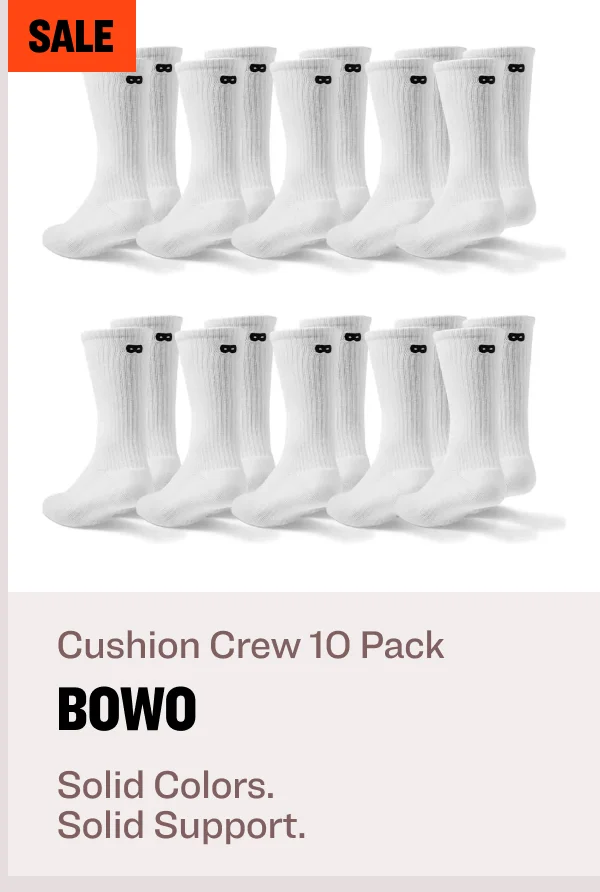 sale Cushion crew 10 pack bowo Zone cool, workout, High-Intensity athletic