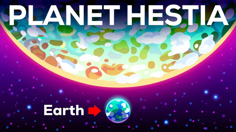 Video Thumbnail: Earth alongside Planet Hestia