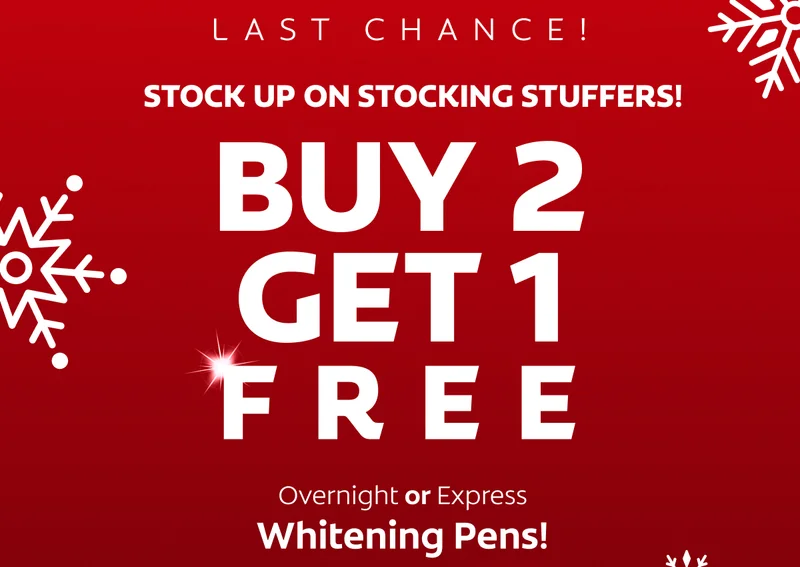 BUY 2 GET 1 FREE Overnight or Express Whitening Pens!  HERO