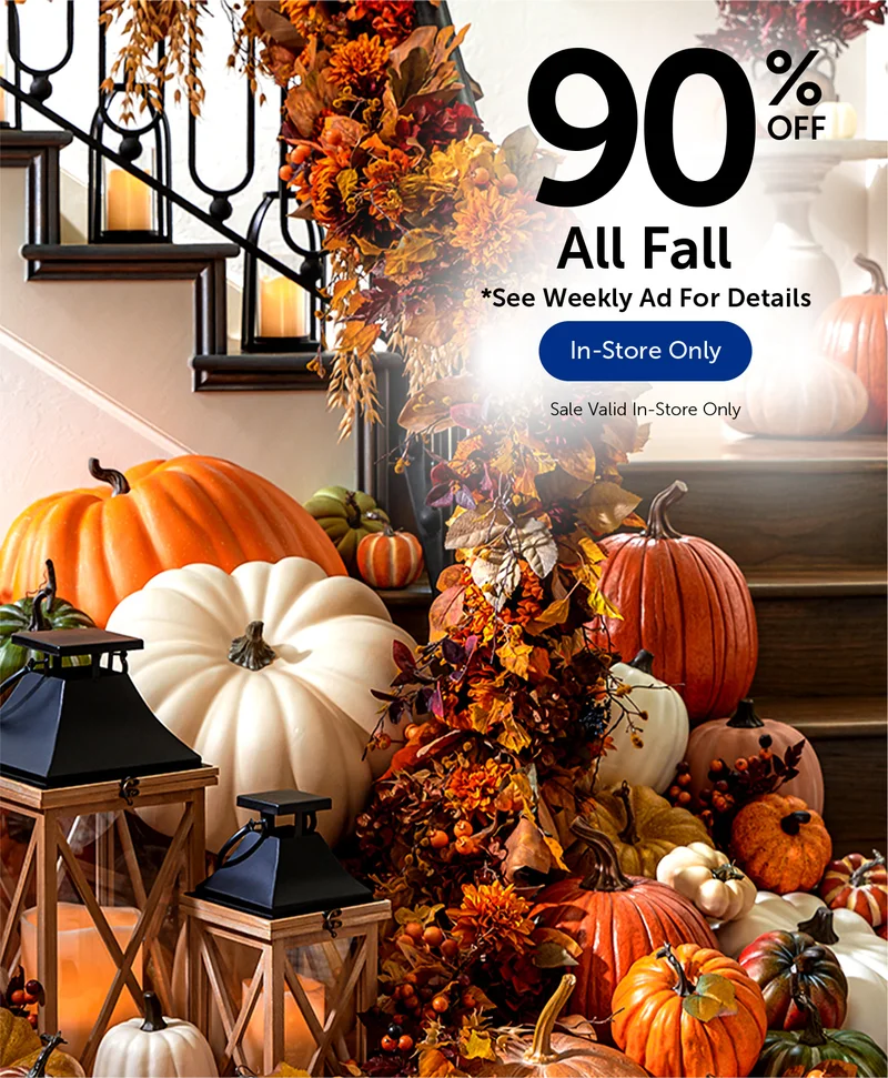 All Fall - 90% Off In-Store Only