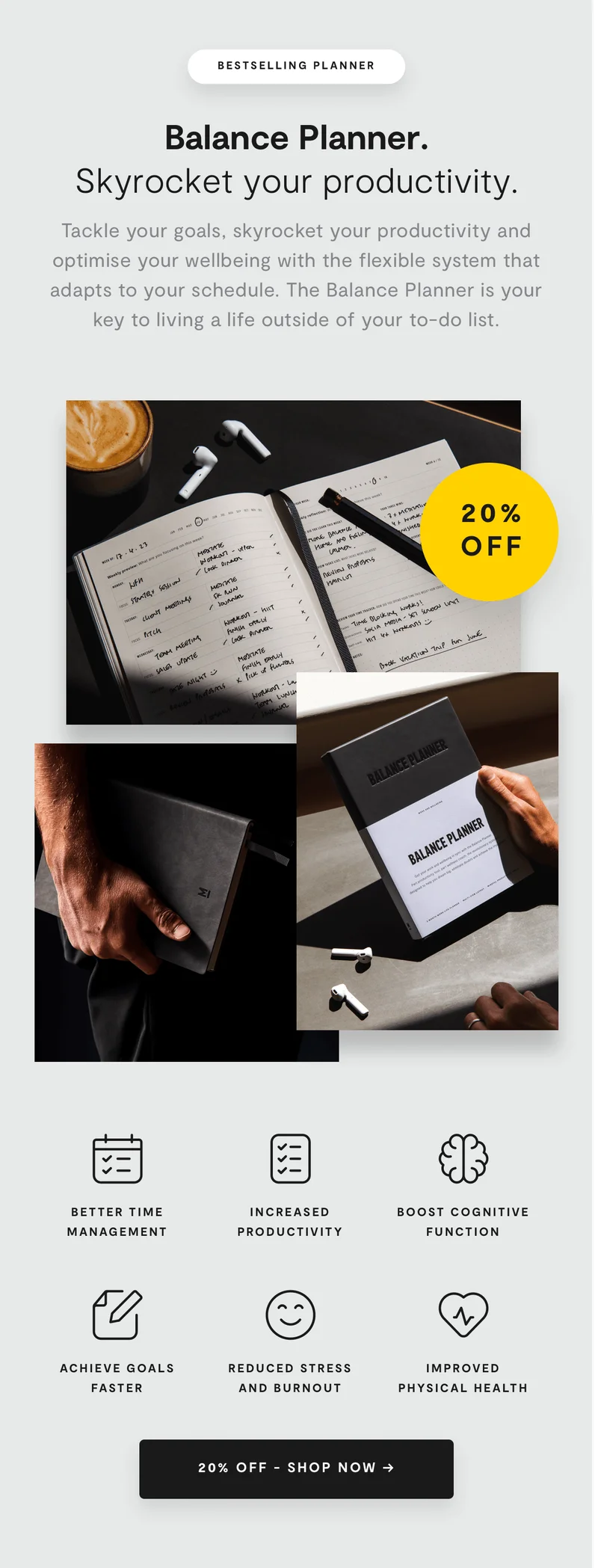 20% Off Balance PLANNER
