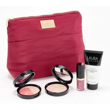 Laura Geller Hydrate & Glow 4-Piece Collection with Bag
