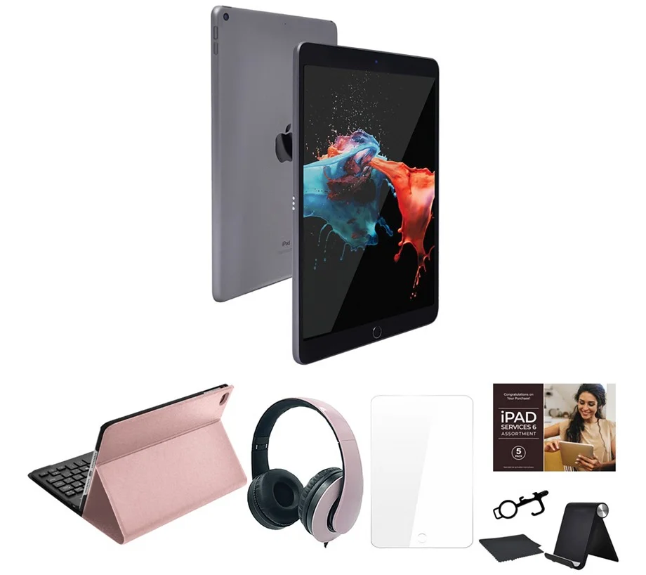 Apple iPad 10.2" Gen 9 256GB Wi-Fi w/ Portfolio Case & Accessories