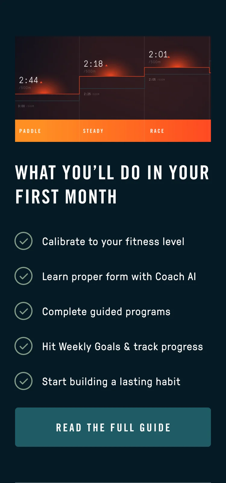 First 30 Days At Ergatta