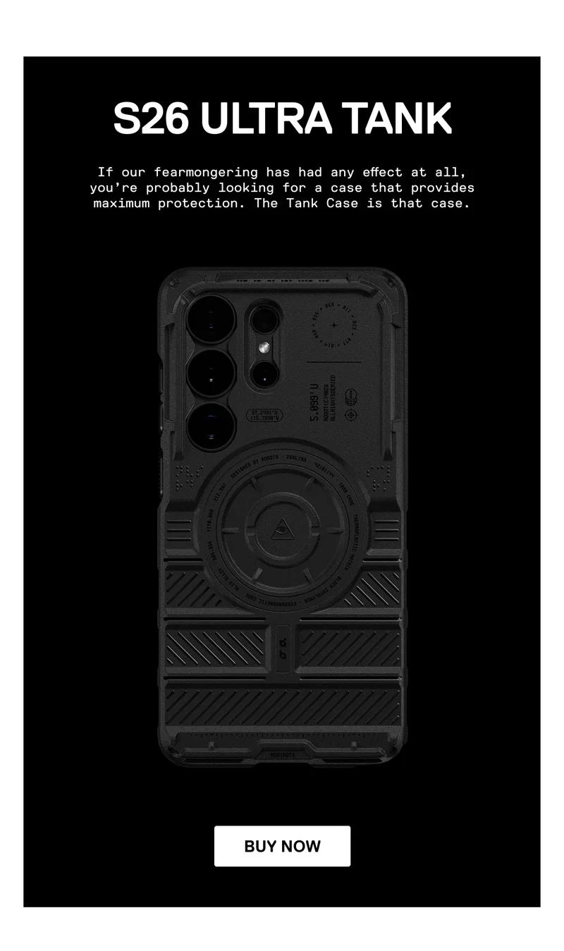 S26 Ultra Tank Case: Buy Now