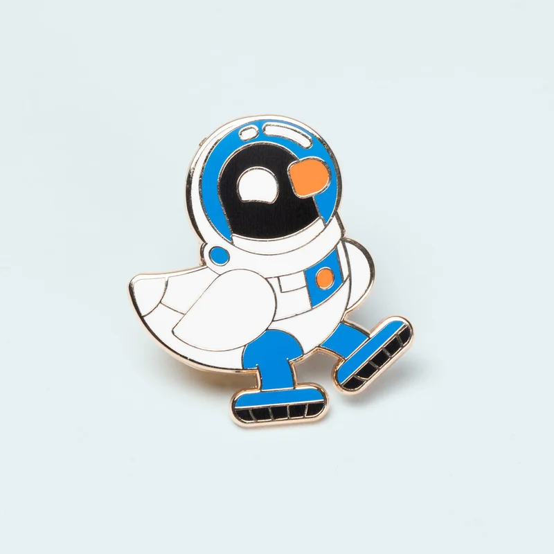 Image of Astronaut Duck Enamel Pin