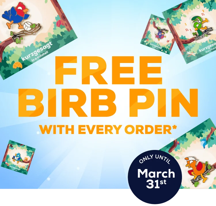 Free Birb Pin with Every Order - Only Until March 31st