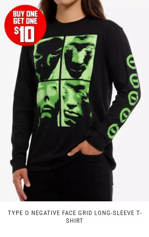 Shop outerwear, buy one, get one $10