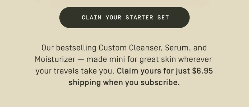 Claim your starter set