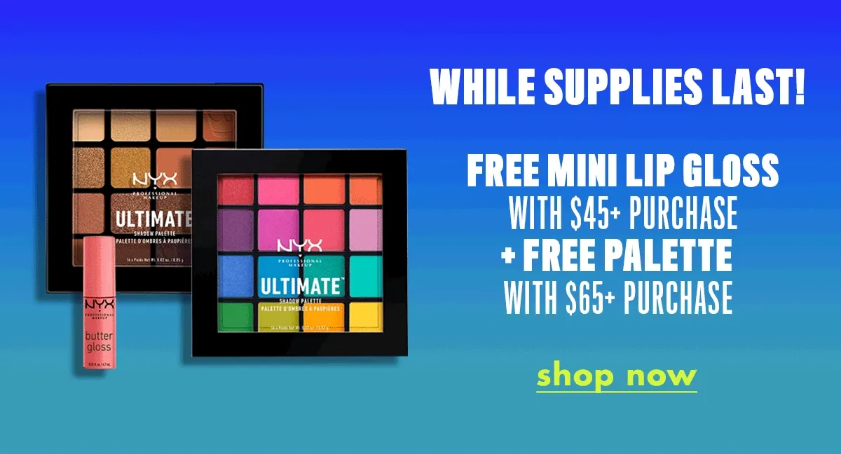 FREE GIFTS WITH $45+ PURCHASES