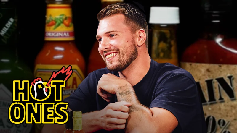 Luka Dončić on Hot Ones