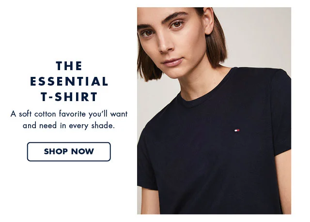 The Essential t-shirt A soft cotton favorite you'll want And need in every shade. Shop now