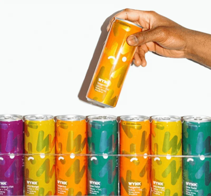 WYNK Cans in Fridge