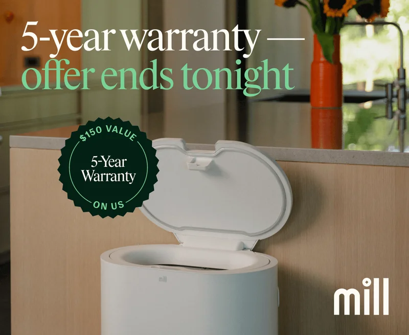 5-year warranty on us, $150 value. Offer ends tonight.