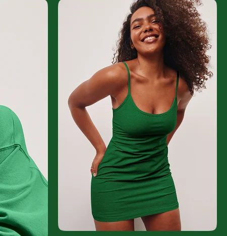 Spacedye Essence Dress in Summer Thyme Green Heather
