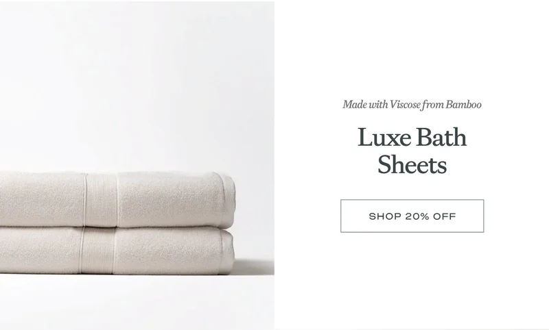 Shop Luxe Bath Sheets
