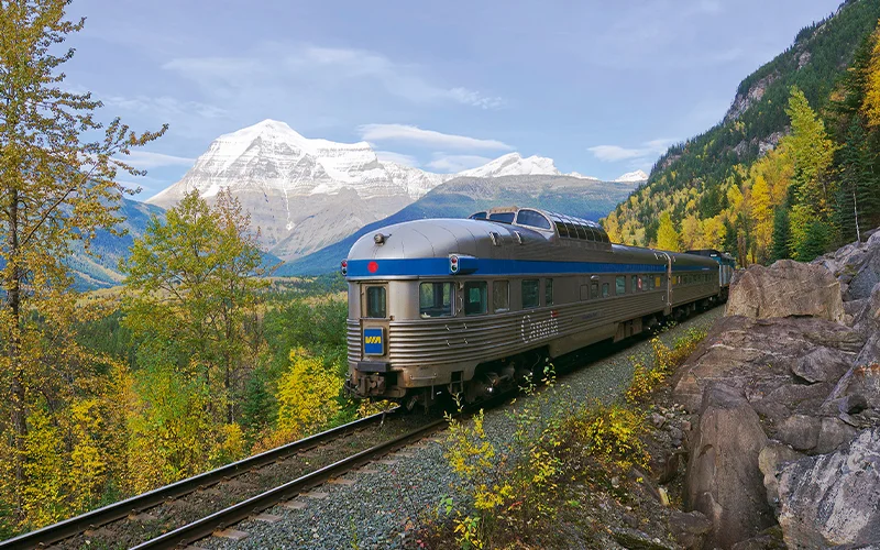 Completed in 1914 as the western end of the Grand Trunk Pacific Railway, the Skeena travels through some of British Columbia’s wildest backcountry, including the 24,700sq mile Great Bear Rainforest, the largest temperate forest on Earth.
