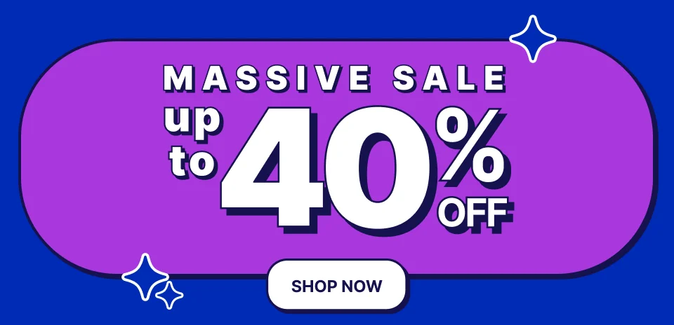 Up to 40% Off Sitewide