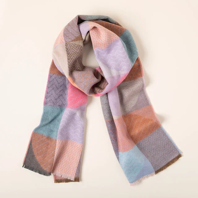 Recycled Patchwork Scarf