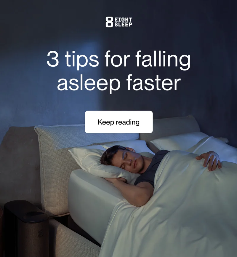 3 tips for falling asleep faster