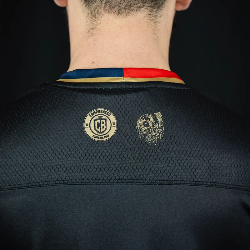 liquid death x campobasso limited edition jersey back