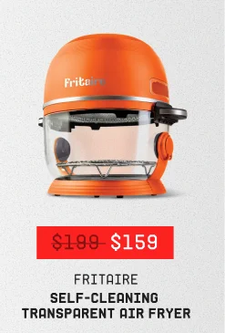 Self-Cleaning Transparent Air Fryer