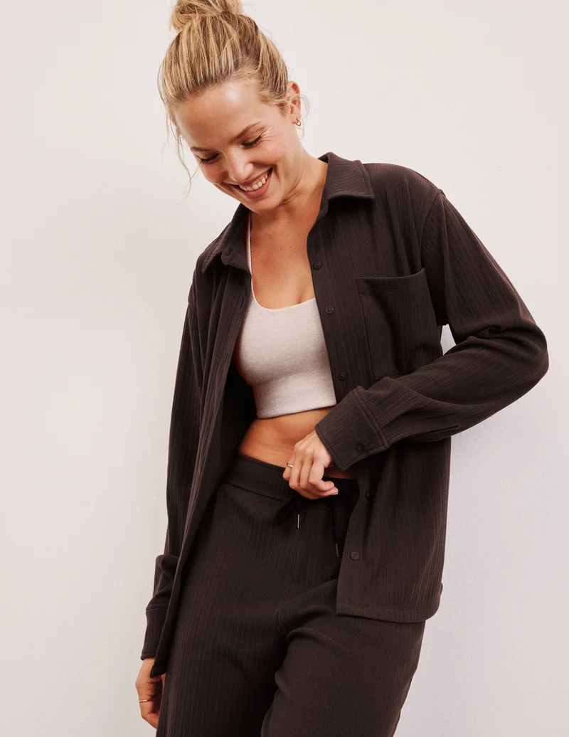 Image of Breathe Easy Ribbed Front Shirt