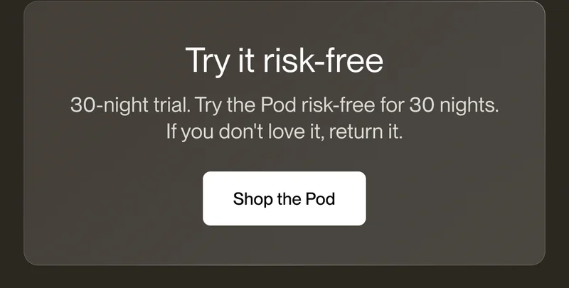 Try it risk-free