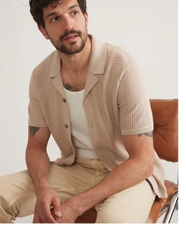 Asher Sweater Button Down