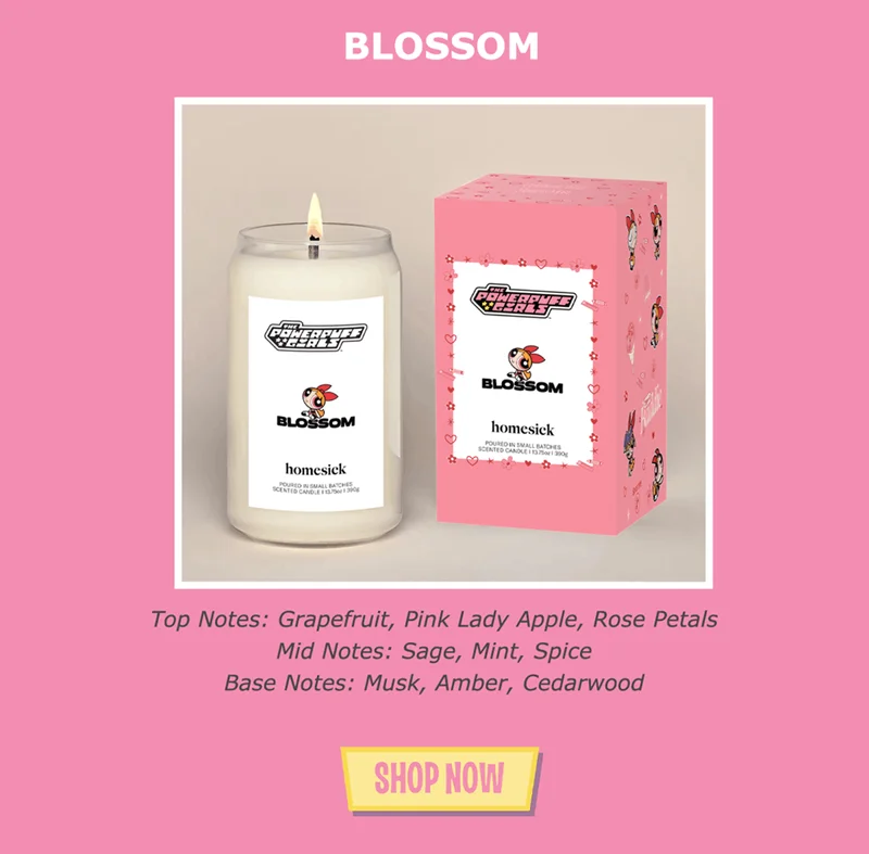 Blossom | Top notes: Grapefruit, Pink Lady Apple, Rose Petals | Mid notes: Sage, Mint Spice | Base notes: Musk, Amber, Cedarwood | Shop now