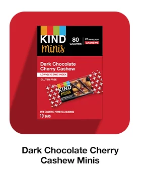 Dark Chocolate Cherry Cashew Minis