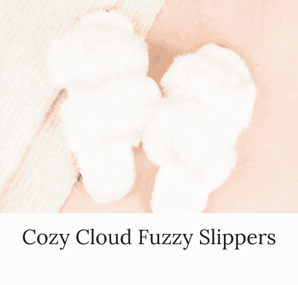 Cozy Cloud Fuzzy Slippers