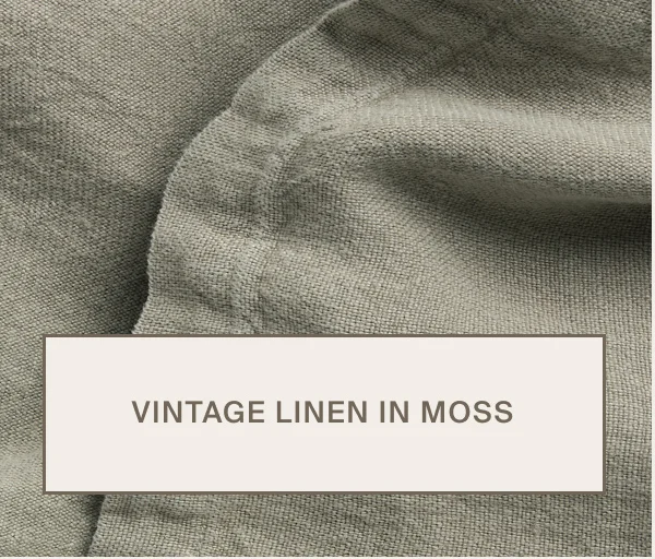 Vintage Linen in Moss